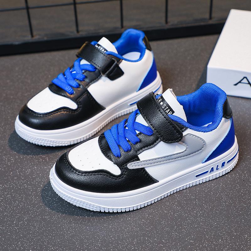 Koreanische mode vielseitig mädchen bord schuhe neue casual schuhe student low-top weichen sohlen kinder sport schuhe 36 blau