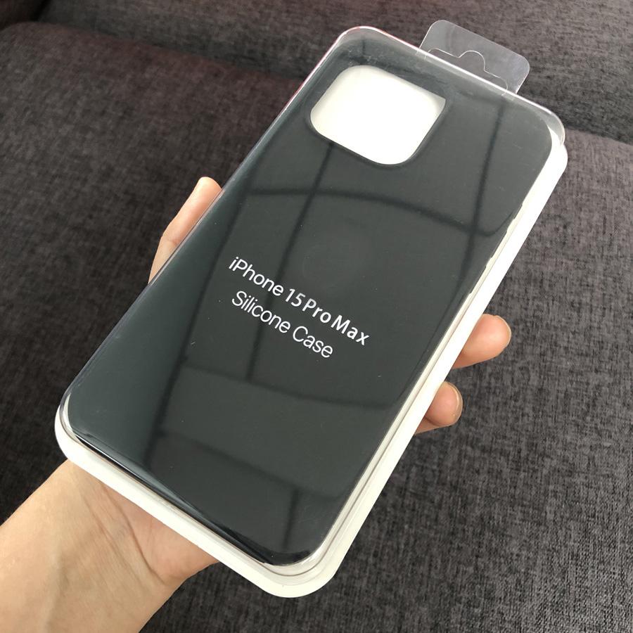 Ins Chic Liquid Silikon Vollständig abgedeckte weiche Gel-Gummi-Telefonhülle Schutzhülle für iPhone 15 14 Pro Max 14Plus 15Plus XR XS Max 11 12 13 Pro Max iPhone XS Max