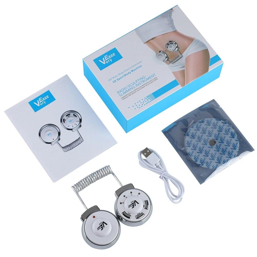 EMS Fettabsaugung Maschine VE Sport Bauch Arm Bein Fettverbrennung Körperformung Abnehmen Massagegerät Home Fitness Anti-Cellulite-Massagegerät UNITED KINGDOM