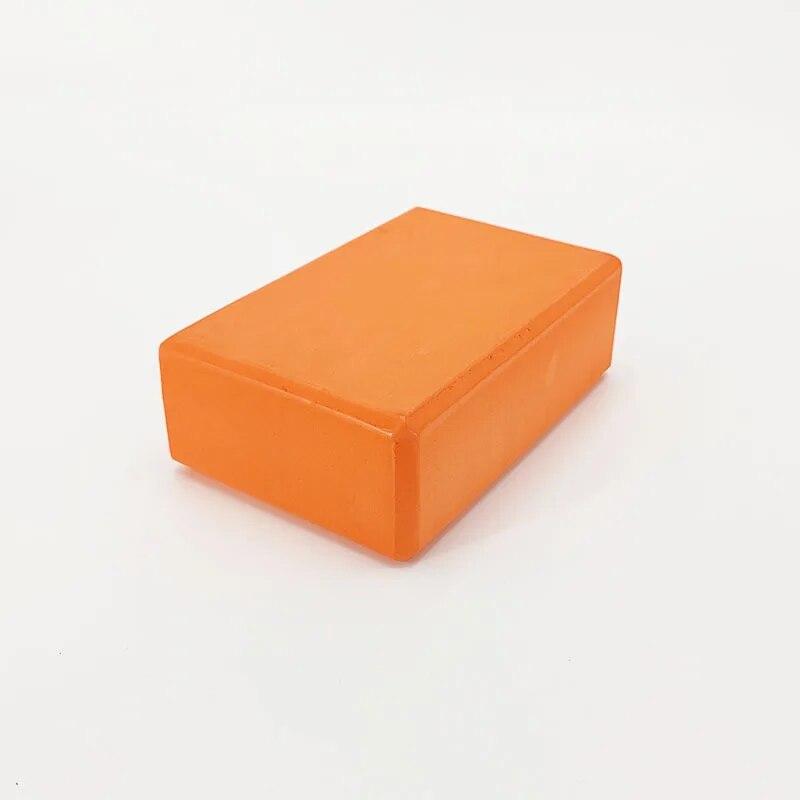 EVA Block Gym Schaum Ziegel Training Übung Fitness Anzug Yoga Werkzeug Stärkung Kissen Kissen Stretch Körper Form Yoga Block orange