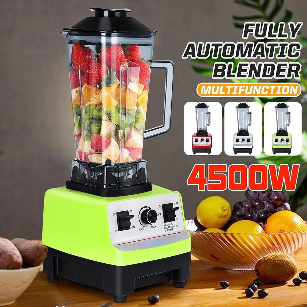 4500 W 2000 ML 7 Geschwindigkeit Elektrische Mixer Mixer Kaffeemaschine Maker Entsafter Leistungsstarke Multi-funktion Gemüse Obst Squeezer grün