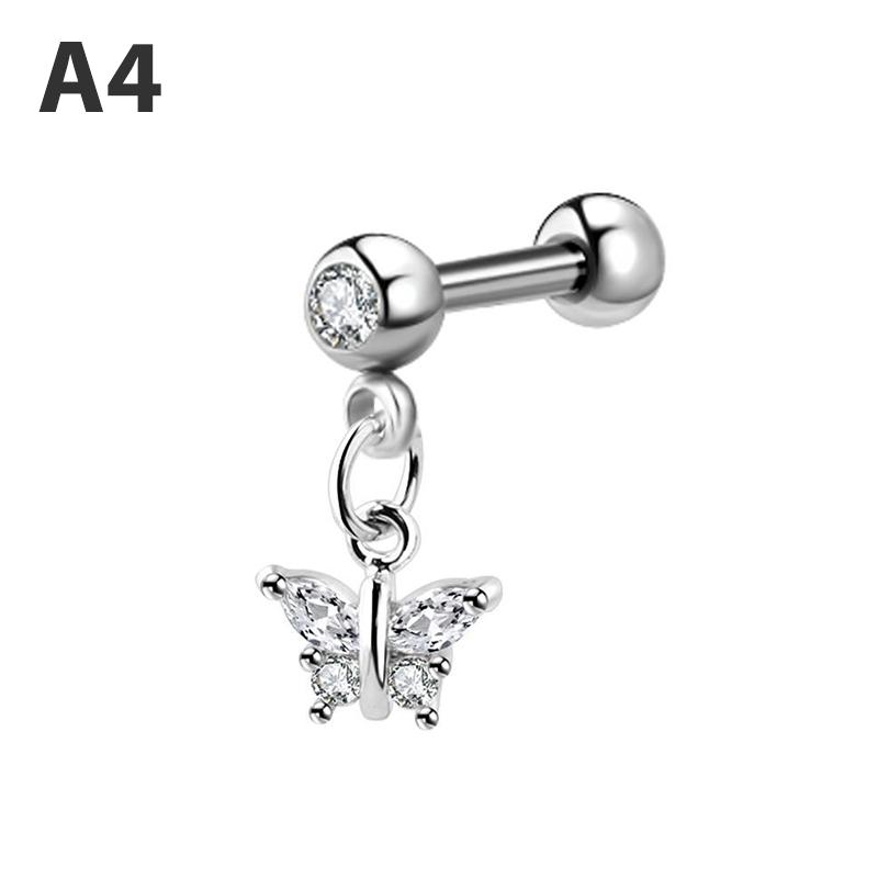 Zirkon Ohrringe Helix Ohrläppchen Piercing Conch Tragus Baumeln Knorpel Ring Pierc