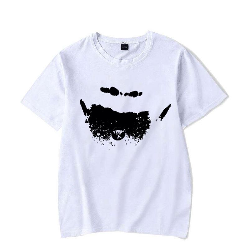 Ken Carson Actual Hate Teen X T-Shirt Unisex Herren Damen Opium Merch Mode Übergröße Top Kurzarm Buchstabenprint T-Shirt M black