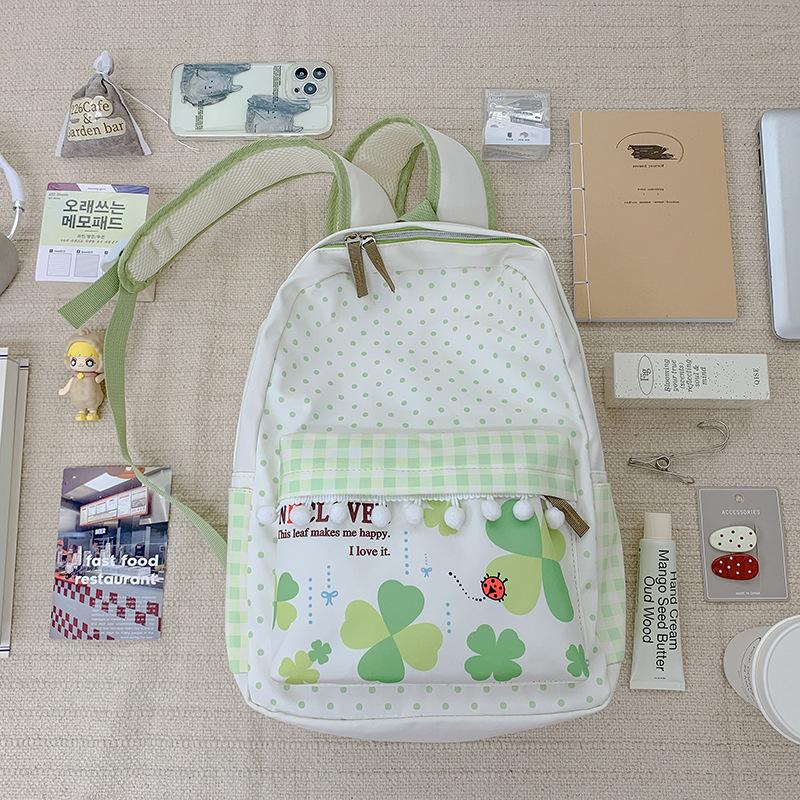 Kleiner und frischer Rucksack Neuer trendiger Rucksack für Grundschüler mit großem Fassungsvermögen Süßer Rucksack für Junior High und High School Schüler .