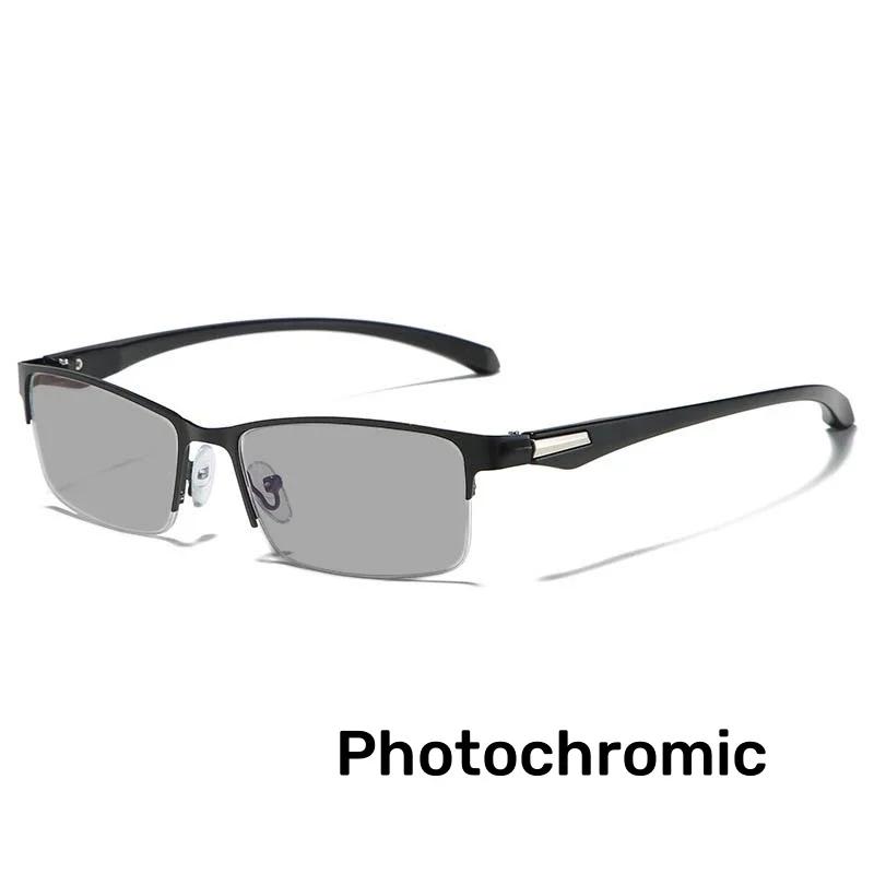 Smart Photochrome Lesebrille für Männer Trendy Presbyopie Sonnenbrille 2 in 1 Unisex Weitsichtige Brille Korrekturgläser +1,0 +1,5 +1.5