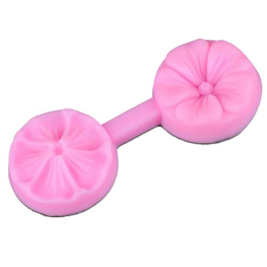 Kuchenform, verschiedene Blütenblätter, Silikonform, langlebig, wiederverwendbar, Backform, Werkzeuge, Küchenzubehör Cherry rosa