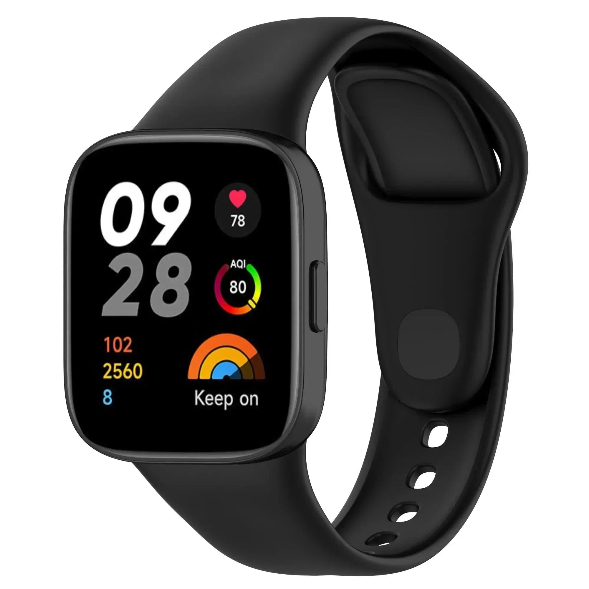 Armband für Redmi Watch 3 Original Smartwatch-Armband Silikon-Armband für Xiaomi Redmi3 Gürtel Correa For Redmi Watch 3 schwarz