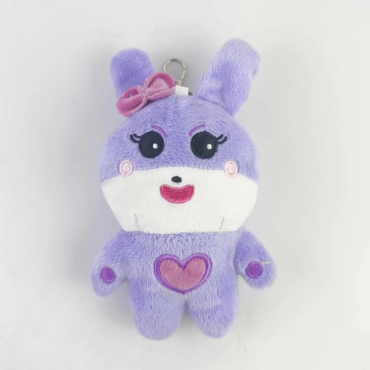 Blackpink Plüschtier LISA JENNI JISOO ROSÉ Plüschpuppe Kawaii Kuscheltiere Pendent violett