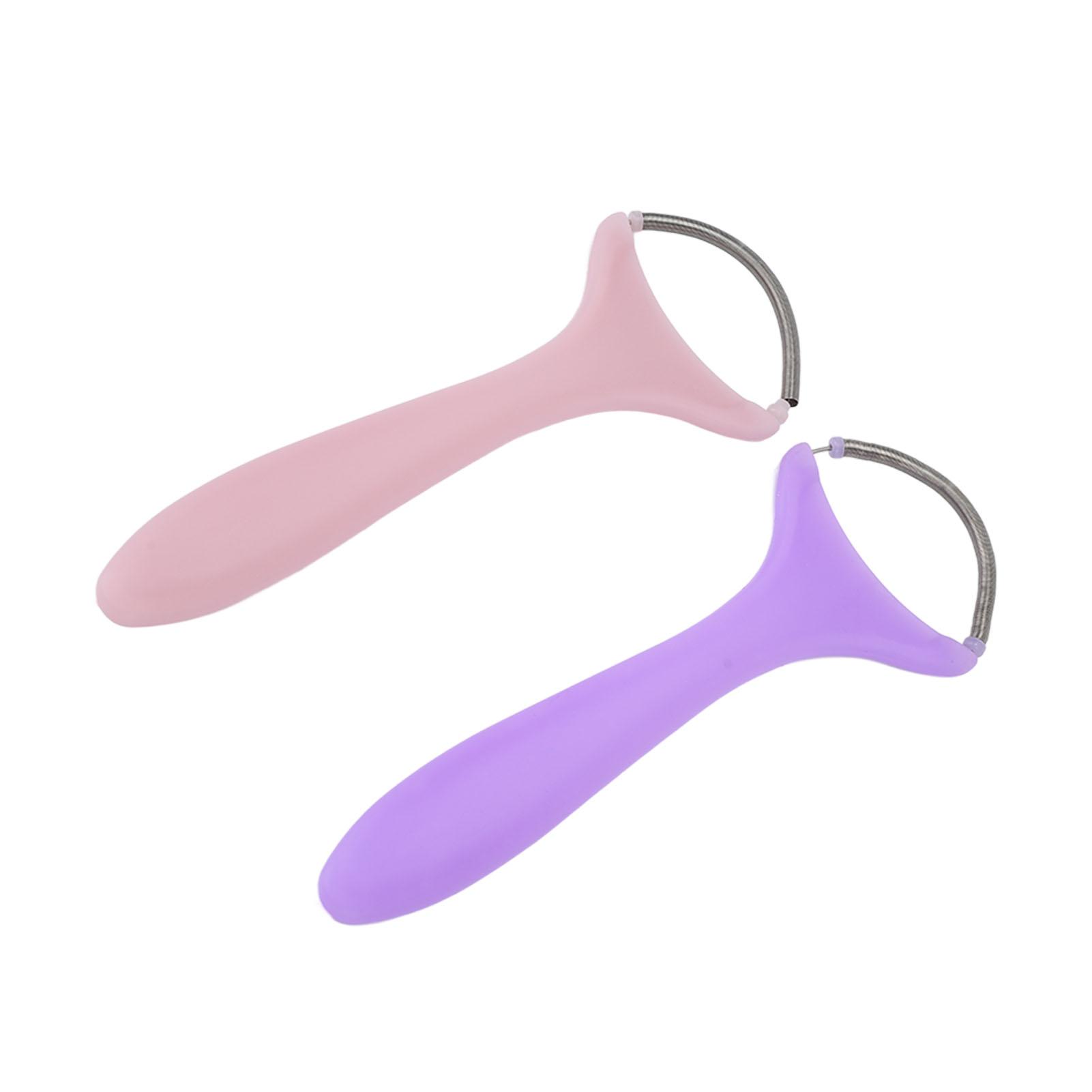 2 stücke Frühling Gesichts Haar Entferner Frauen Tragbare Threading Gesicht Epilierer für Oberlippe Kinn Wangen