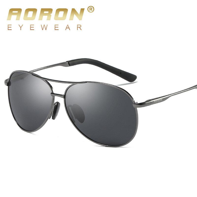 Modische polarisierte Tag-Nacht-Sonnenbrille, Markendesign-Sonnenbrille, Metallrahmen, Spiegellinse für Männer und Frauen, Outdoor-Fahren, Nachtsicht-Sonnenbrille