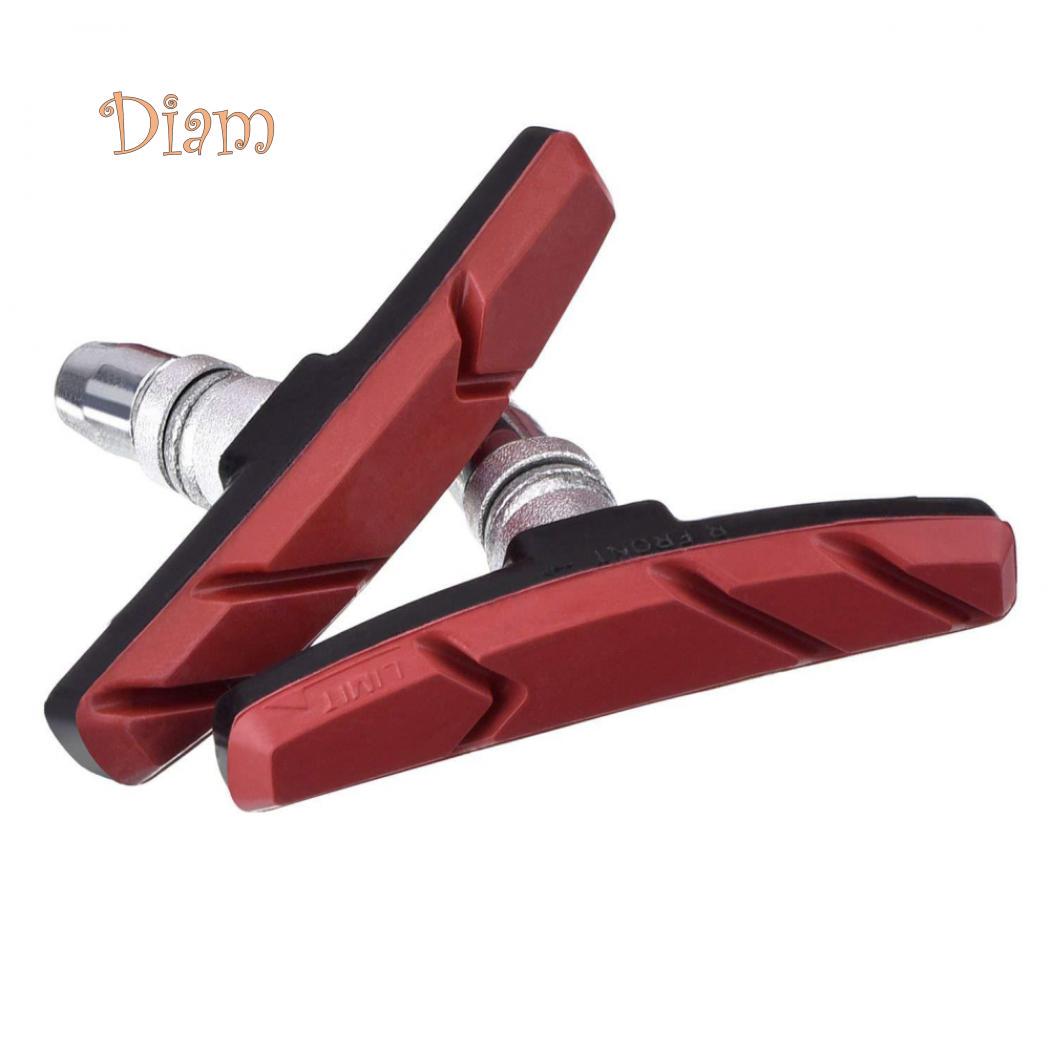 Paar langlebige Fahrrad Radfahren Fahrrad Bremshalter Pads Schuhe Blöcke Zubehör Zubehör rot