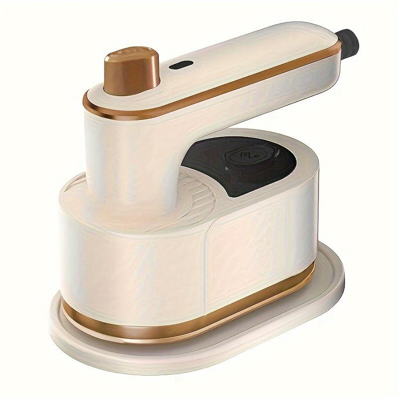 3-in-1-Mini-Dampfbügeleisen, Mini-Reisebügeleisen mit Dampf, tragbares Bügeleisen zum Bügeln von Kleidung, faltbares, schwenkbares Handdampfbügeleisen weiß
