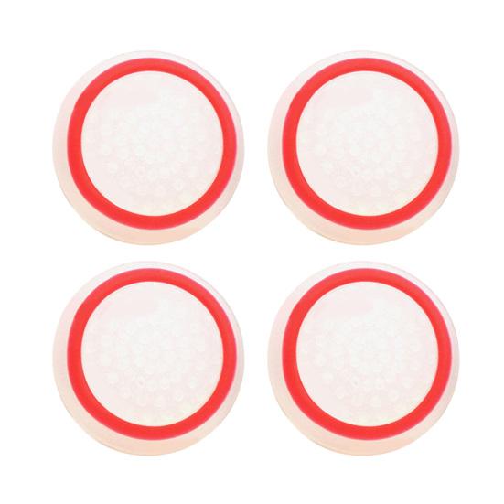Silikon Stick Grip Daumen 4 Stück Controller Abdeckkappe für PS3 PS4 XBOX ONE weiß/rot