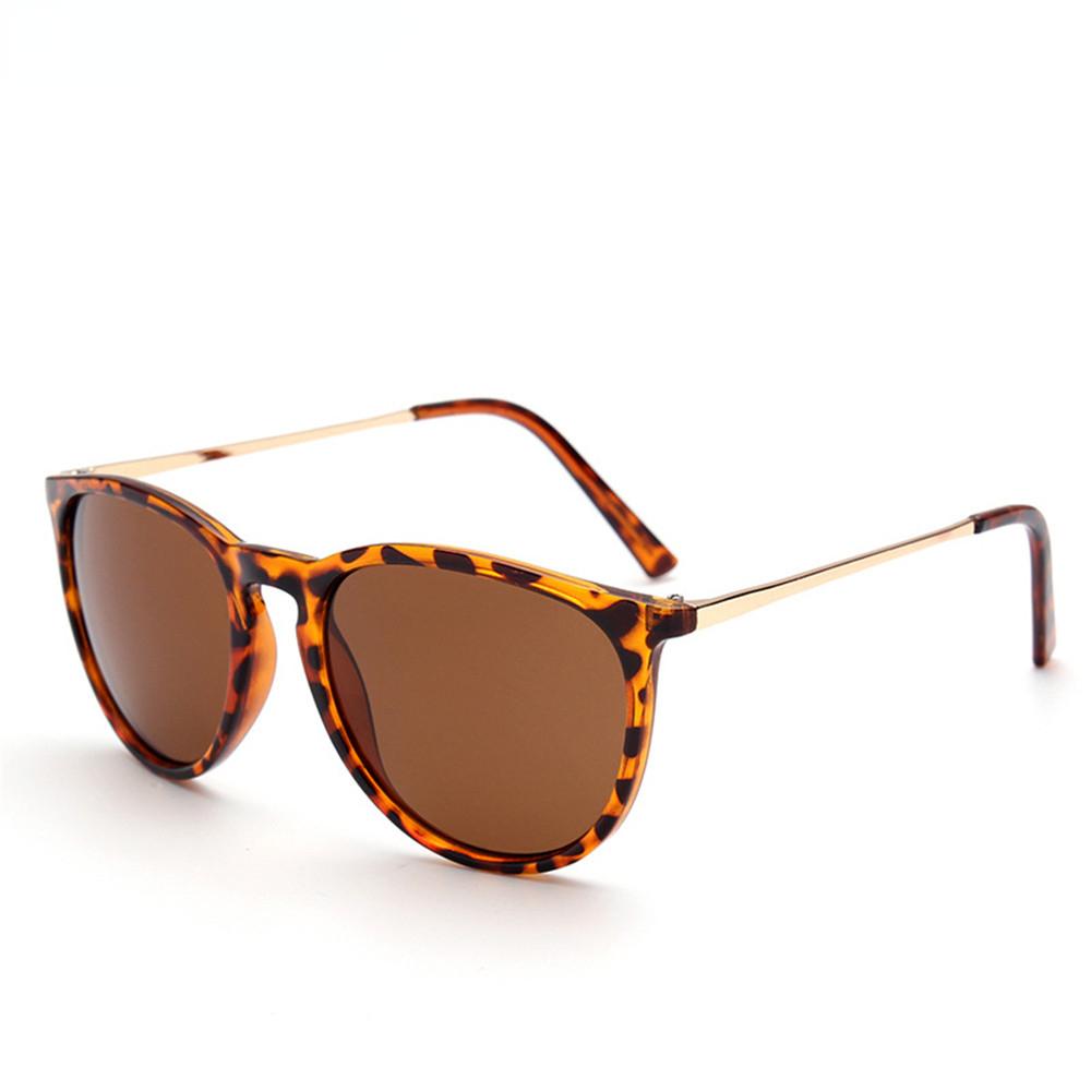 Retro-Sonnenbrille für Damen, modische Sonnenbrille für Damen, Outdoor-Brille Leo-Print
