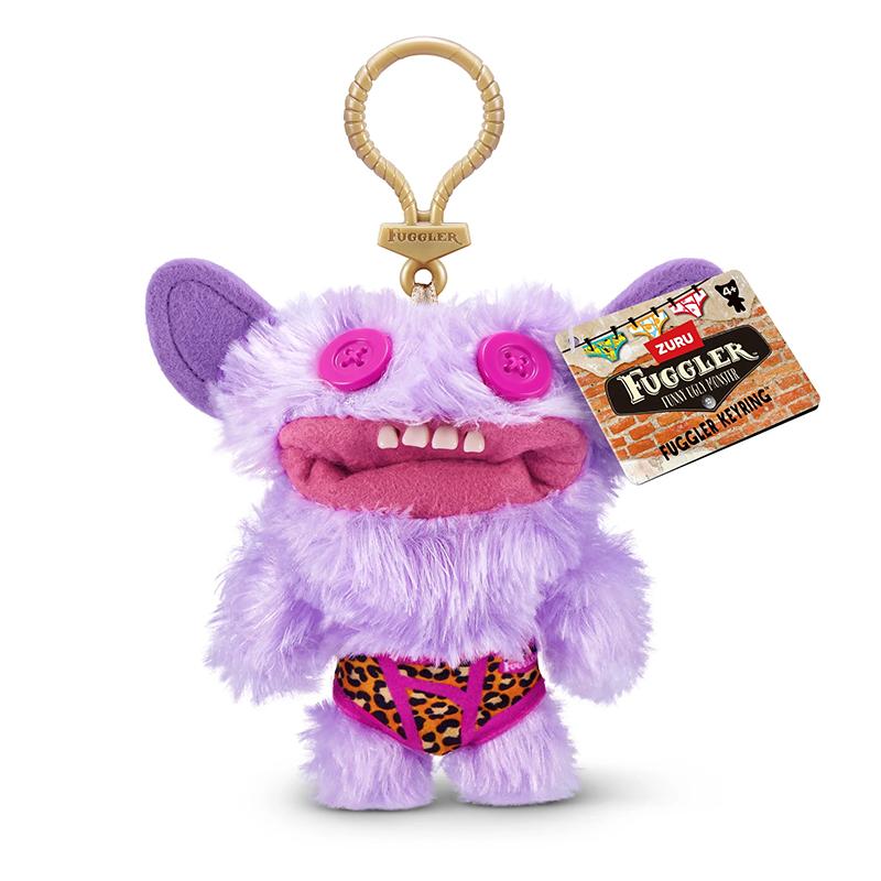 Fuggler Hässliche Monster Plüsch Schlüsselanhänger Spielzeug 5 Zoll Lustiges Hässliches Zähne Monster Weiche Plüschpuppe Taschen Schlüsselanhänger Sammlerstück Kindergeschenk 5-Inch pink