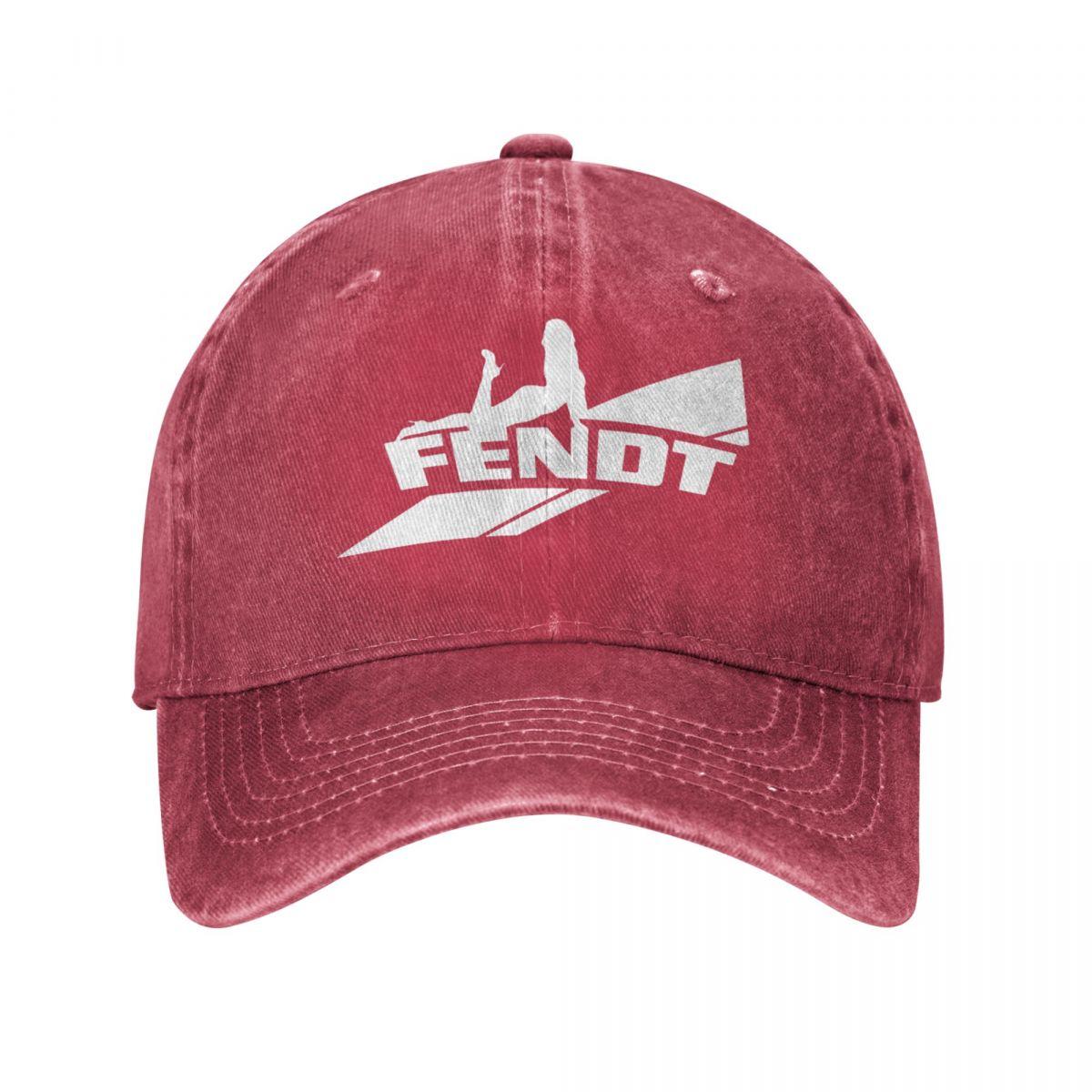 Fendt Baseball Caps Vintage Distressed Denim Snapback Hut Unisex Outdoor Sommer Caps Hut One Size