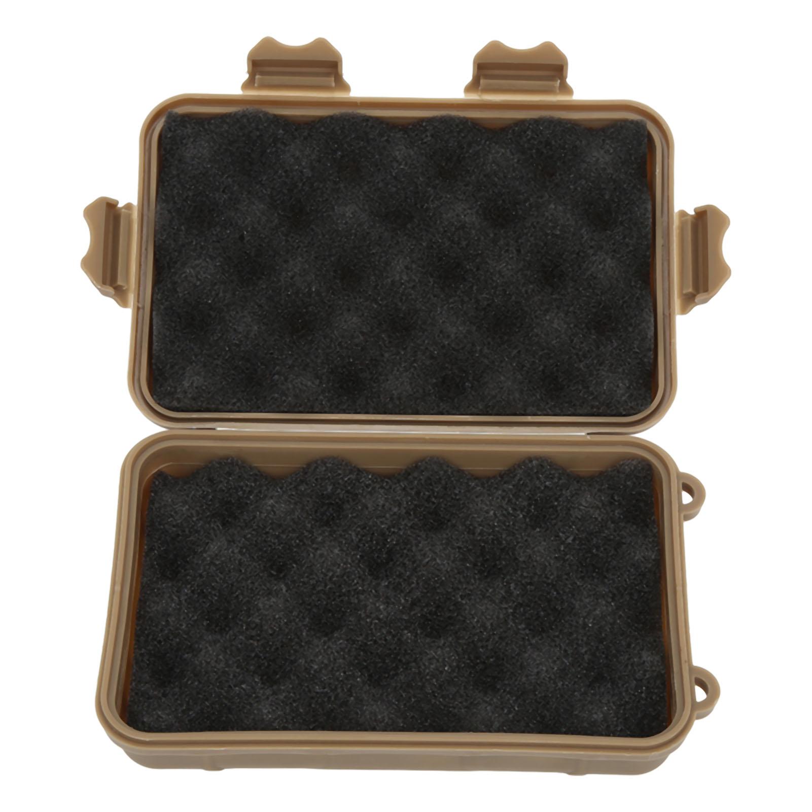 Wild Survival Aufbewahrungsbox Hohe Festigkeit Stoßfest Wasserdicht Tragbare Camping Survival Kits für braun