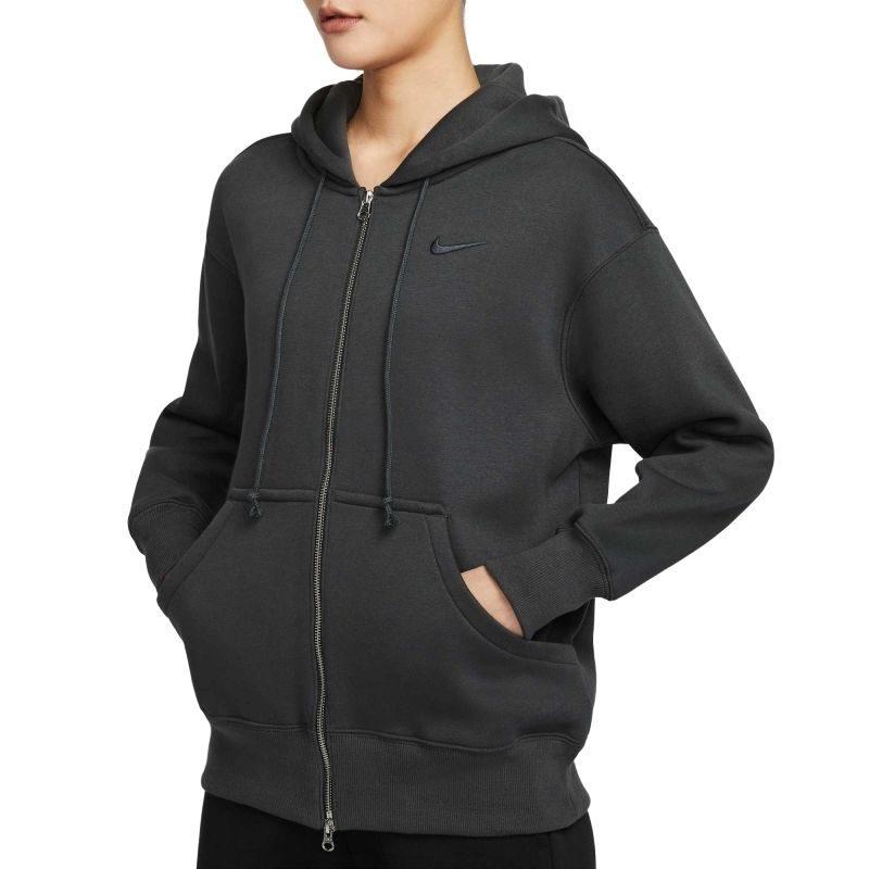 Nike Jacken Damen Grau 060 Mit Kapuze Fleecegefüttert Sonstige DQ5759-060 M grau