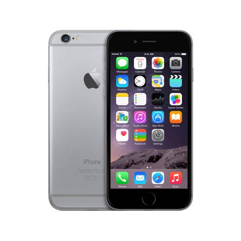 Generalüberholt Apple Original Apple iPhone 6 1GB RAM 16/64/128GB ROM Mobiltelefon mit Single-SIM 16GB simple set graue