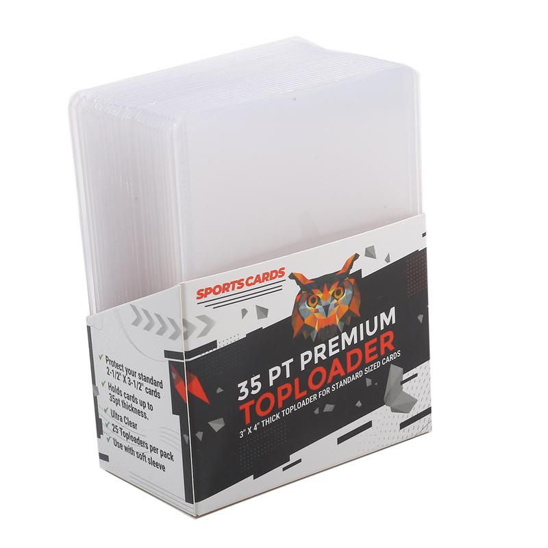 25 STÜCKE Transparente PVC Foto Karte Schutz Hüllen Integrierte Rand Visitenkarte Hülle One Size transparent