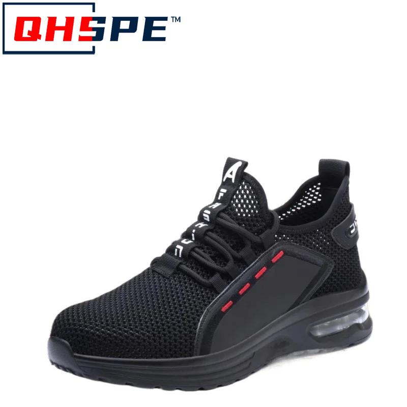 Arbeitsturnschuhe Stahlkappenschuhe Herren Sicherheitsschuhe Pannensichere Arbeitsschuhe Stiefel Mode Unzerstörbares Schuhwerk Sicherheit 41 graue