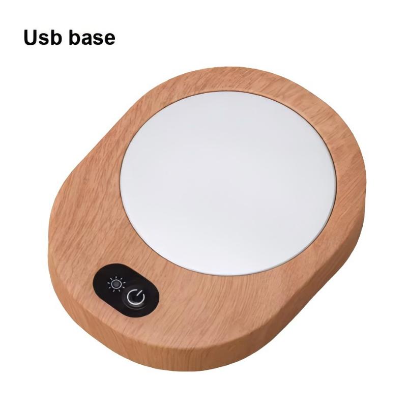 Selbstrührender Kaffeebecher, 400 ml, elektrischer Rührbecher, selbstmischender Becher aus Glas, wasserdicht, automatischer elektrischer Proteinpulver-Mixbecher 301-400ml beige
