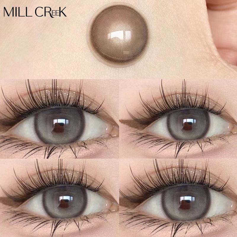 Kontaktlinsen Myopie, verschreibungspflichtige Linsen mit Dioptrien, farbige Kontaktlinsen für Augen, Kosmetik, Schönheit, natürlicher Schmetterling -3.75 schwarz