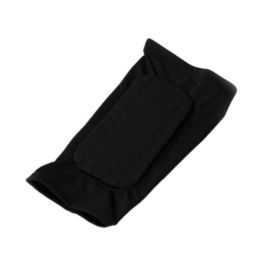 1 Stk. Fußball Schienbeinschoner für Kinder Jugendliche Erwachsene Waden Kompressionsmanschette mit Wabenpolster für Baseball Boxen Fußball M schwarz