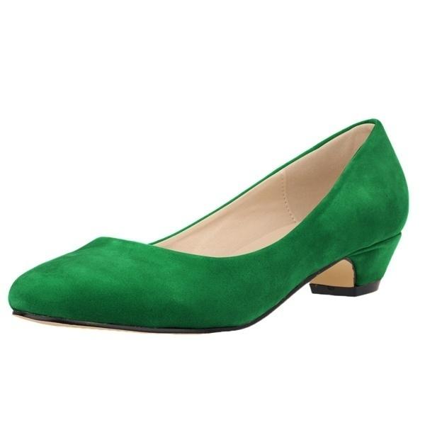 High Heels Flock Schuhe Frau Hohe Starke Heels Neue Frauen Pumpen Party Schuhe Spitz Frauen Schuhe 10