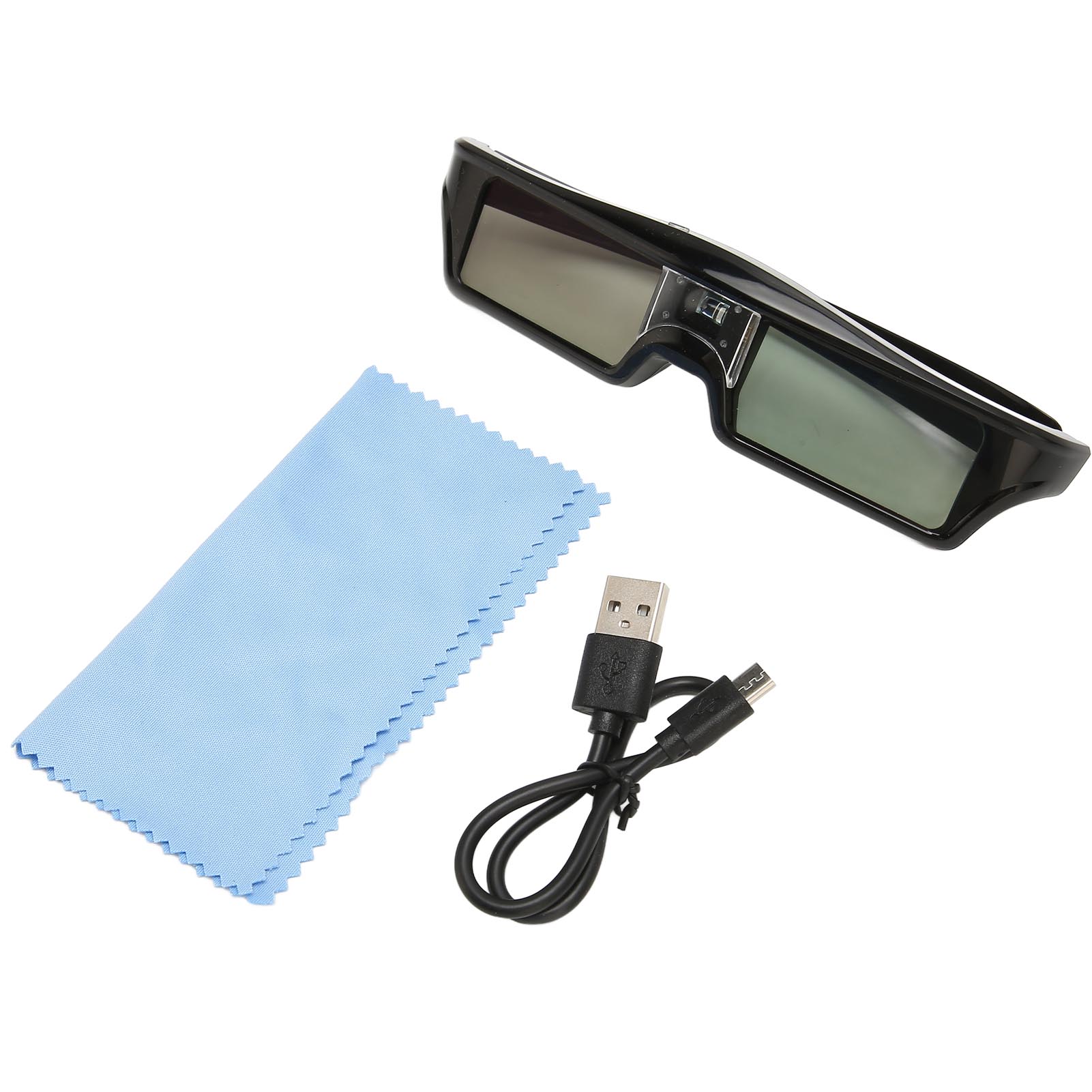 DLP-3D-Brille, wiederaufladbare 3D-Active-Shutter-Brille über USB für alle DLP-Link-3D-Projektoren KX30