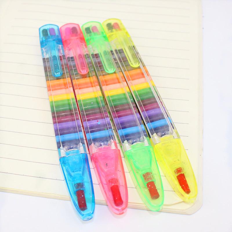 Kreative 20 farben Kreide Student Zeichnung Farbe Bleistift Mehrfarbige Kunst Kawaii Schreiben Stift für Kinder Geschenk Schule Schreibwaren 1pcs