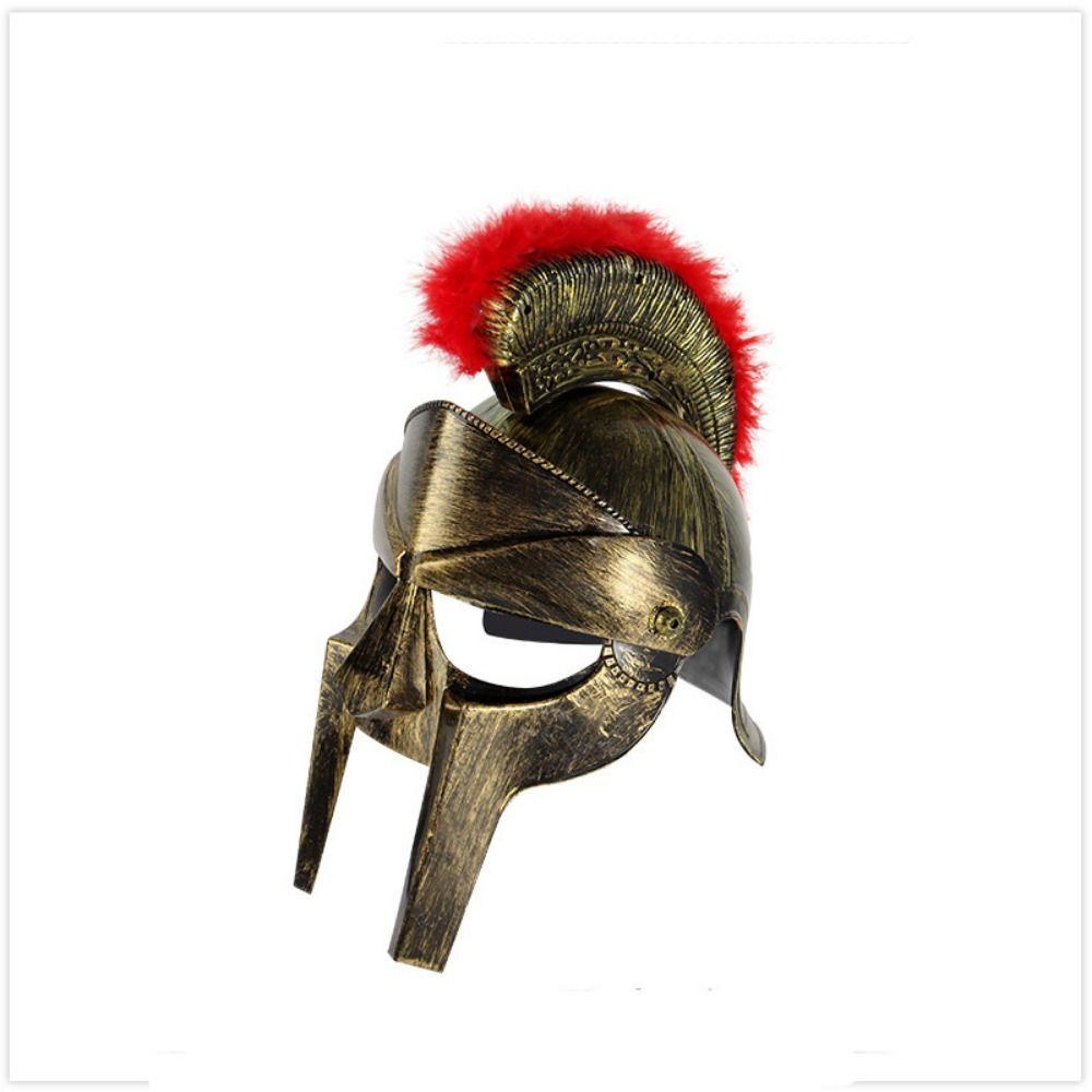 Römischer Vintage-Helm Spartaner-Kriegerhut Spartacus Samurai Römischer Hut Helme Maskenball-Helm 7