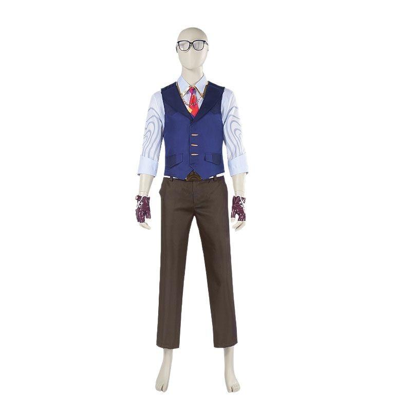 Valorant Chamber Cosplay Kostüm Halloween Jacken Set Für Spielefans M