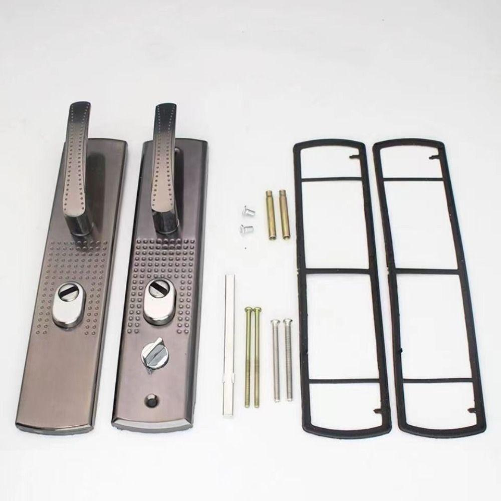 Universal Sicherheit Tür Griff Aluminium Zink Zink-legierung Türschloss Haushalt Hardware Panel Griff Tür Double Switch