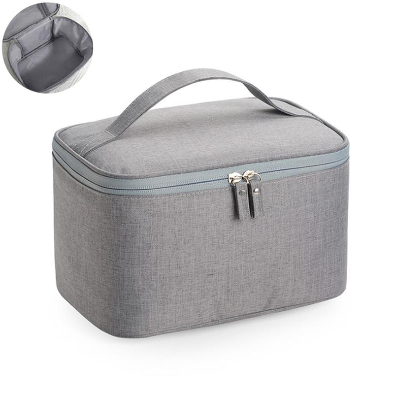 Reise-Kulturbeutel, Outdoor-Reise-Oxford-Tuch, wasserdichte Kosmetiktasche mit großem Fassungsvermögen graue