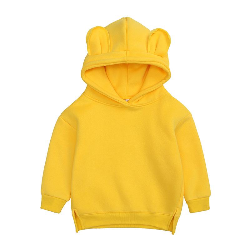 Säuglingsbaby-Jungen-Mädchen-Kleidung Winter-Frühlings-nette Hoodies verdicken Fleece-Sweatshirt-Kinderkleidung 2-3Years
