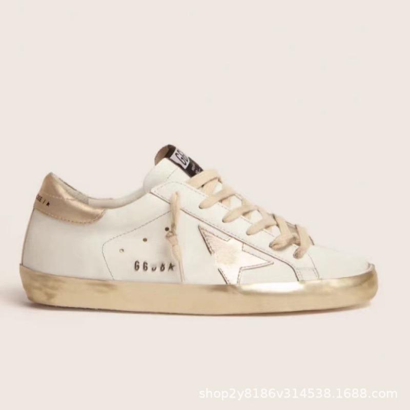 Stern kleine schmutzige Schuhe Damen klassisch vielseitig Herren Board Schuhe Innenhöhenerhöhung schmutzig Rindsleder weiße Schuhe 45