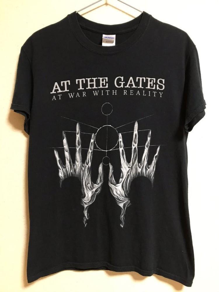AT THE GATES Tour-T-Shirt, Metal-Band-T-Shirt, Remake schwarzes Shirt Unisex-T-Shirt XXL