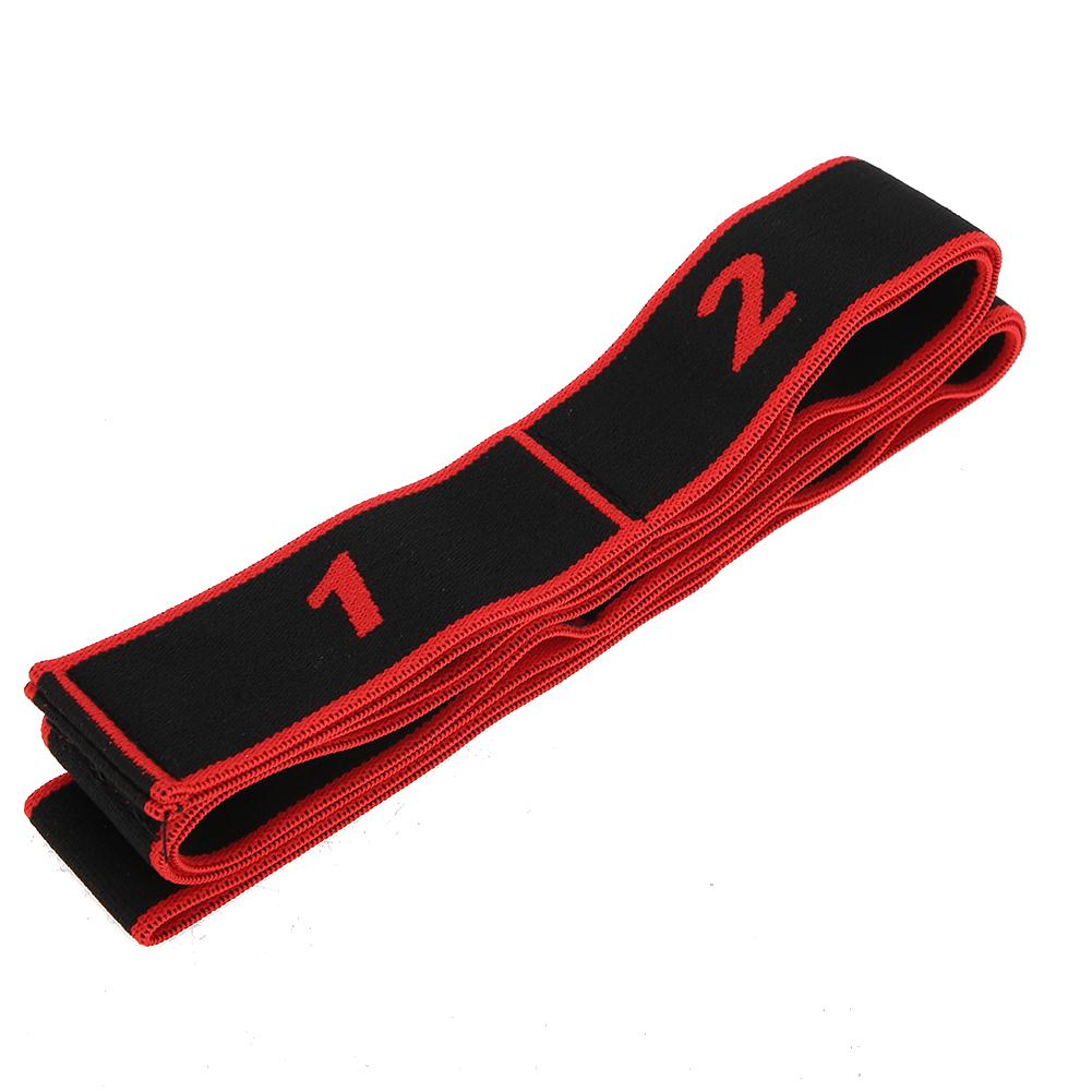 Yoga Stretchgurt Sport Fitness Indoor Yoga Krafttraining Widerstandsband Rot rot