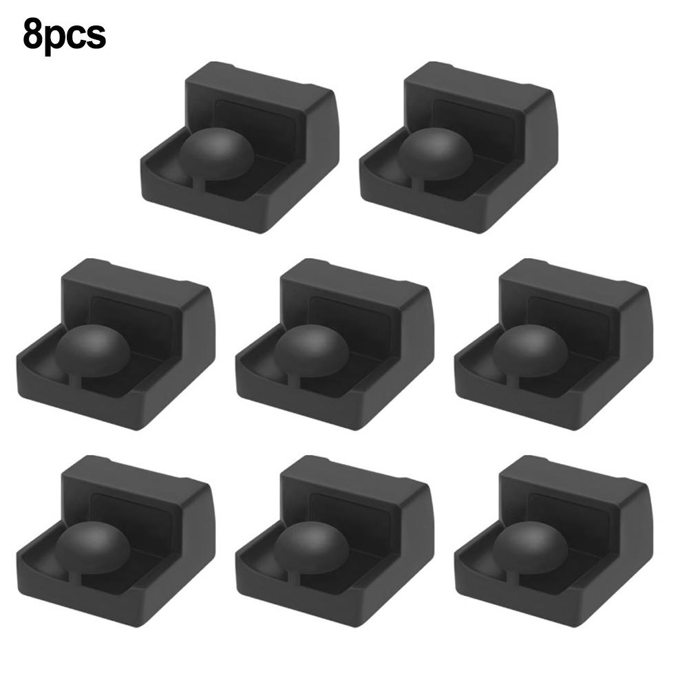 Silikon-Gummi-Spitzen Ersatzteile für Crispi Heißluftfritteuse 4 Quart FN090 FN091 FN100 FN101 FN101GY Set mit 8 Stück