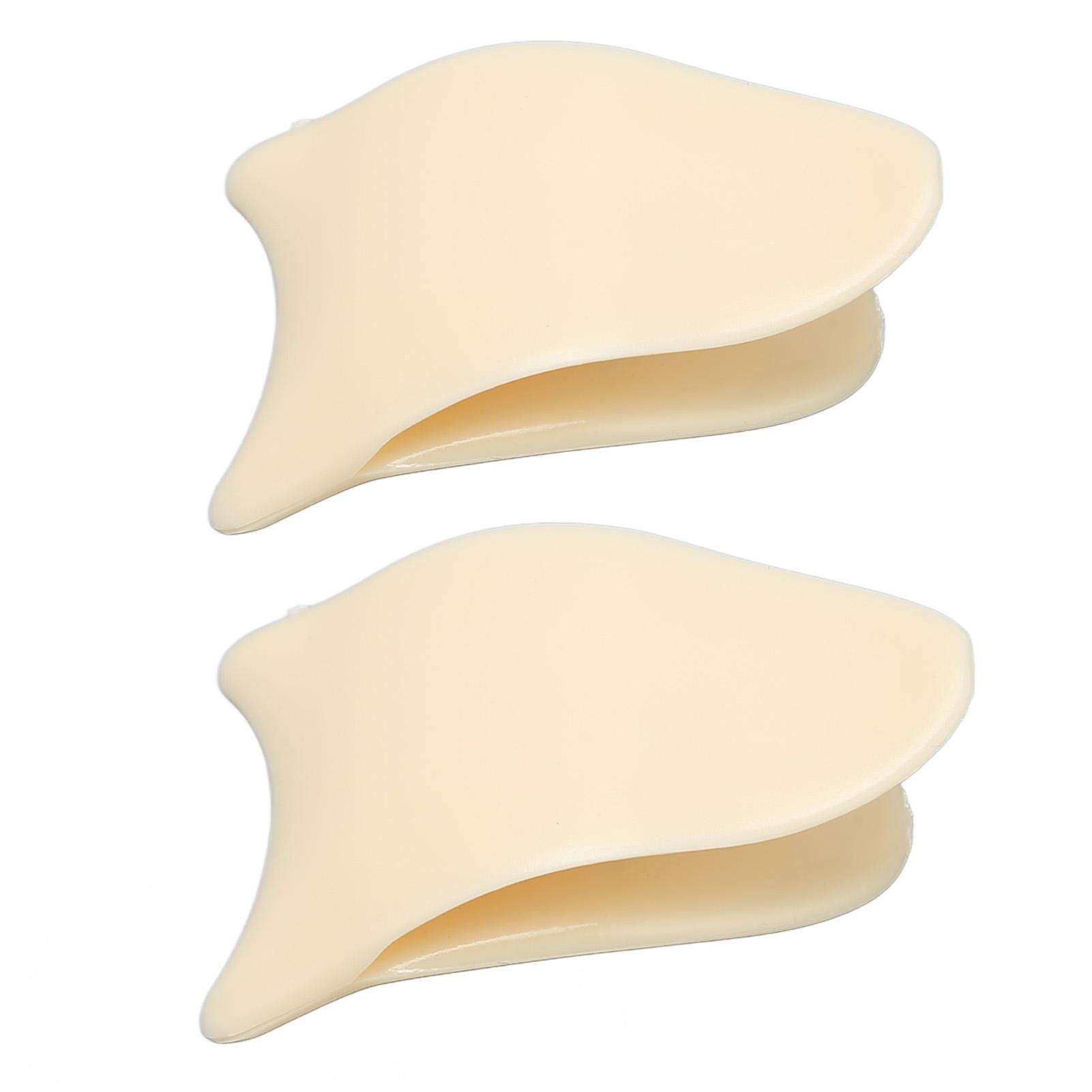 2 Stück Falsche Wimpern Applikator Werkzeug Gebogener Kopf Tragbarer Wimpernclip zum Tragen von Wimpern Weiß