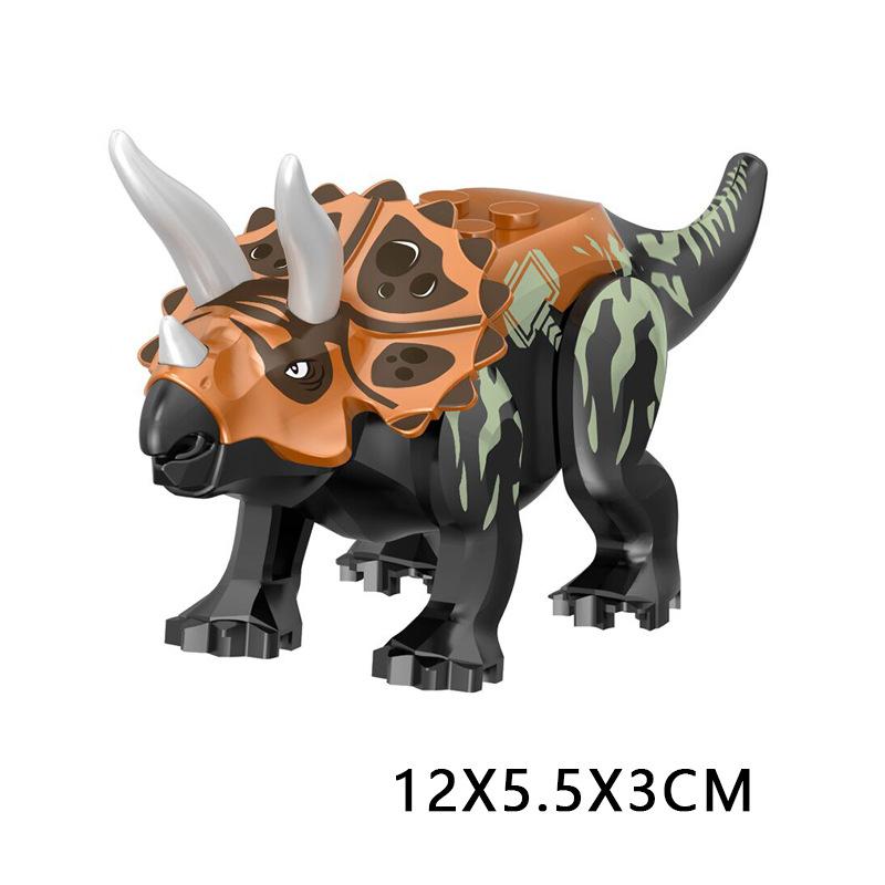 8 Stil Dinosaurier Bausteine Spielzeug Ziegel Figuren Spielzeug Kinder Geburtstag Weihnachtsgeschenk 01
