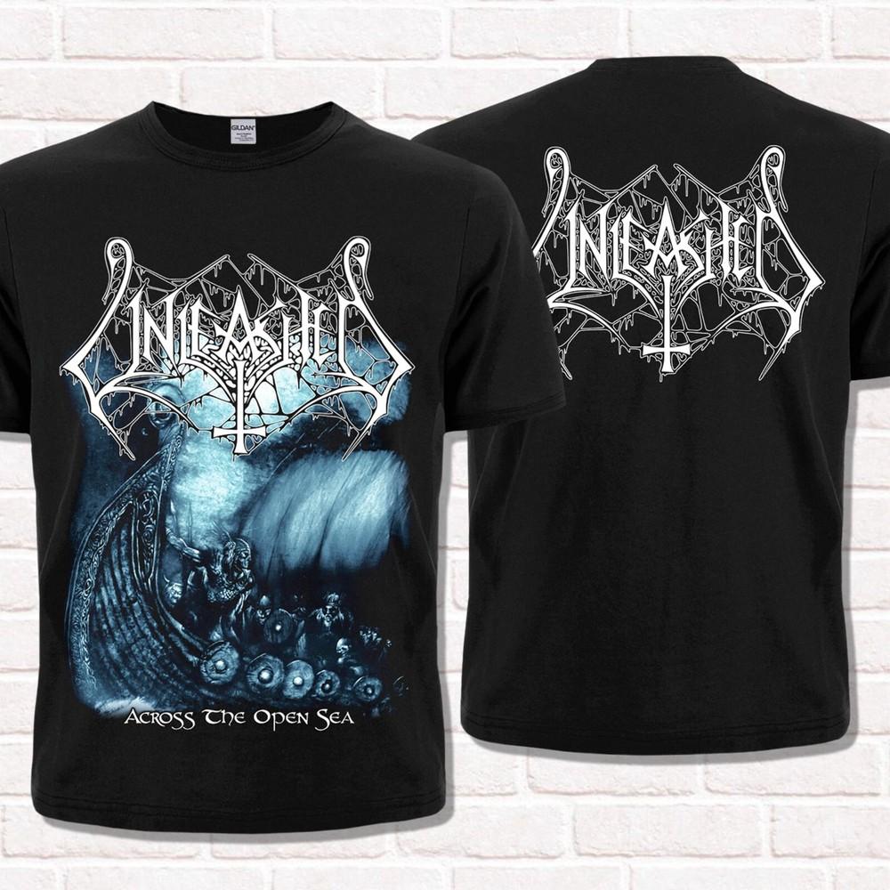 Entfesseltes T-Shirt über die offene See (1993). Death Metal. Viking Metal. 3XL gray
