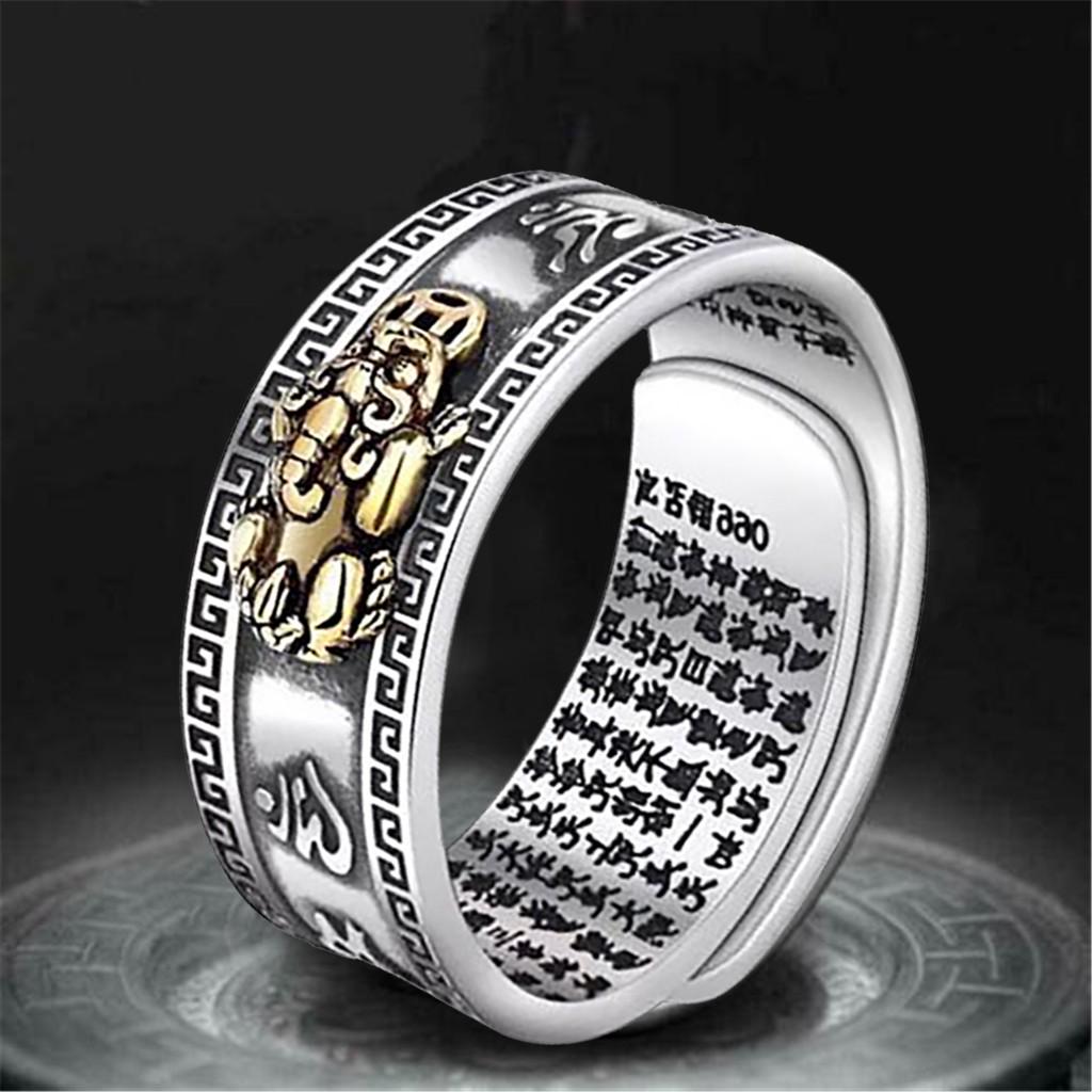 Pixiu-Ring, Feng Shui, Reichtum, buddhistischer Schmuck, Ring