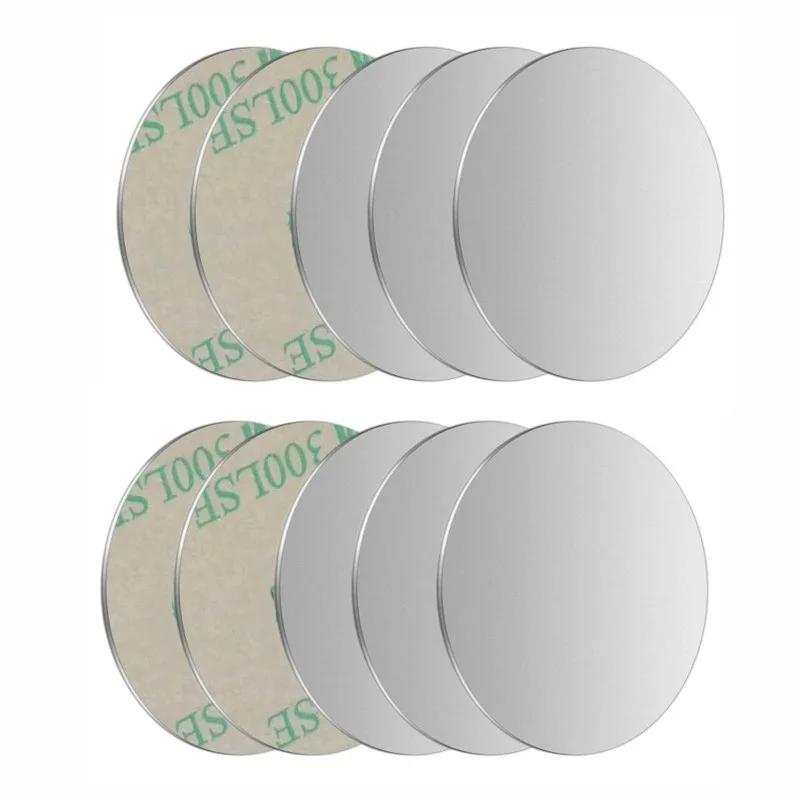 10 Stück Dünne Metallplatte Scheibe Für Magnetische Auto Handy Halterung Eisenblech Aufkleber Scheibe Für Magnet Tablet Schreibtisch Handy Auto Halterung