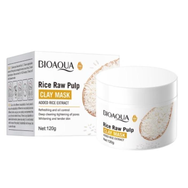 Reis-Gesichtsmaske, Reis-Reinigungsschlamm, Gesichtsmaske mit Ölkontrolle, feuchtigkeitsspendende, milde Pflege 120g