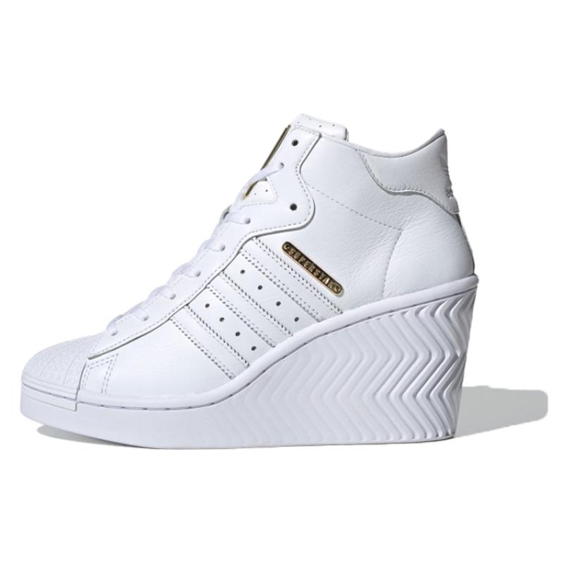 Adidas Damen Superstar Ellure 'Weiß Gold Metallic' Damen Sneaker FW3198 38