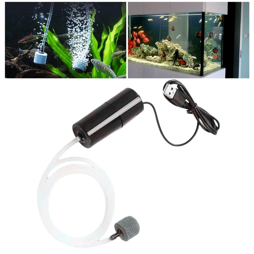 Aquarium Sauerstoff Luftpumpe USB Kleiner Oxygenator Für Aquarium Leiser Luftkompressor Mini Belüfter Tragbares Aquarium Zubehör