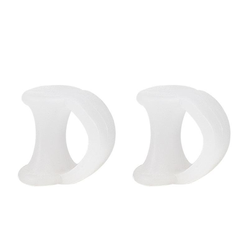 1 paar Zehen Silikon Bunion Schutz Fuß Pflege Orthopädische Zehen Separatoren Finger Toe Separator Korrektur Pad Fuß Pflege Werkzeug 1 Pair weiß