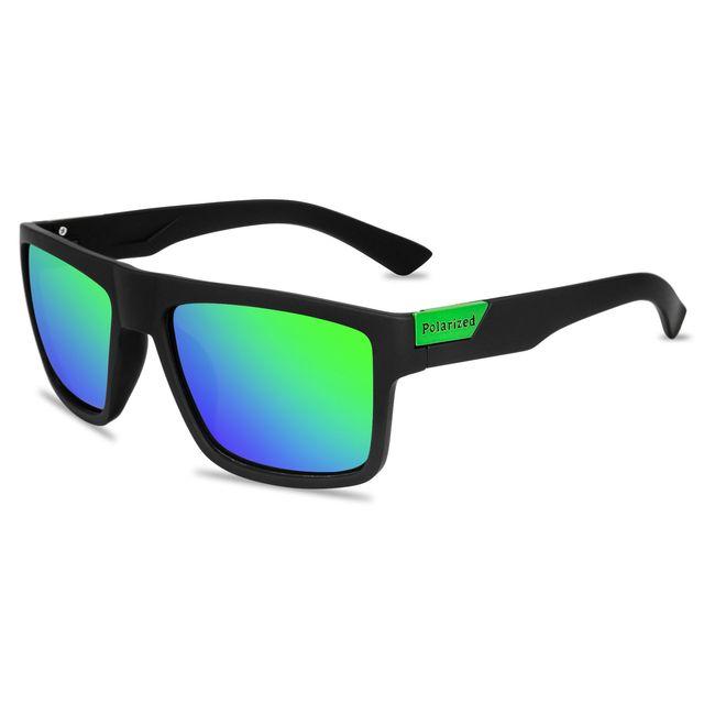 Luxus Sonnenbrillen Herren Damen Fashion Square Männliche Sonnenbrille Vintage Autofahren Angeln Brille Sport Shades nicht polarisierte Brille grün